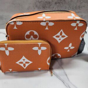 New!! Crossbody Bag and Wallet Set Orange